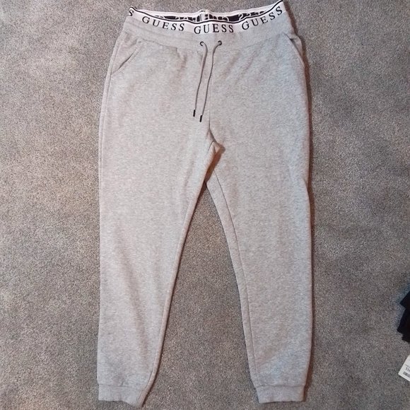 Guess Pants - Guess Gray Sweatpants Grey Joggers size XL